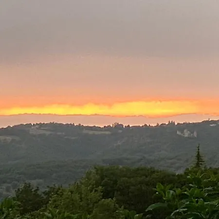 Cahors - Lot - Les Lumieres Du Causse - Domaine En Pierres Blanches Avec Vue Sur Les Causses Ferienhaus Bellefont-la Rauze