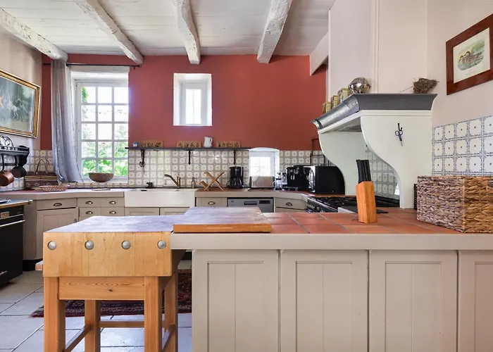 Vakantiehuis Cahors - Lot - Les Lumieres Du Causse - Domaine En Pierres Blanches Avec Vue Sur Les Causses Bellefont-la Rauze