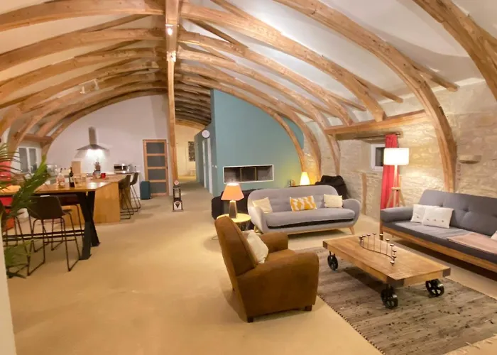 Vakantiehuis Cahors - Lot - Les Lumieres Du Causse - Domaine En Pierres Blanches Avec Vue Sur Les Causses