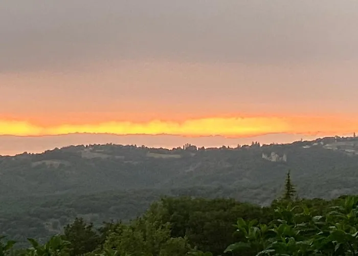 Cahors - Lot - Les Lumieres Du Causse - Domaine En Pierres Blanches Avec Vue Sur Les Causses Vakantiehuis Bellefont-la Rauze